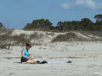 29806RoCrLe - Vacation at Kiawah Island, SC - On the beach with Beth - Mom.JPG